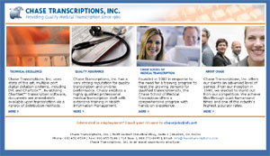 Chase Transcriptions, Inc.