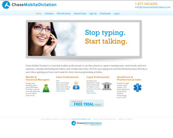 Chase Mobile Dictation